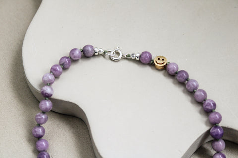 Lepidoliet ketting 'Ida'