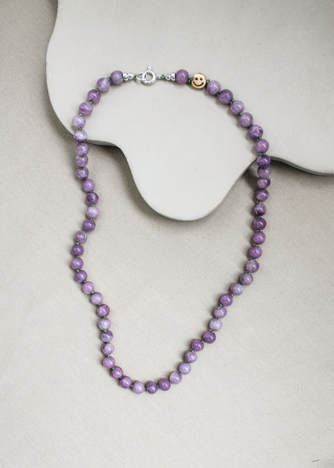 Lepidoliet ketting 'Ida'
