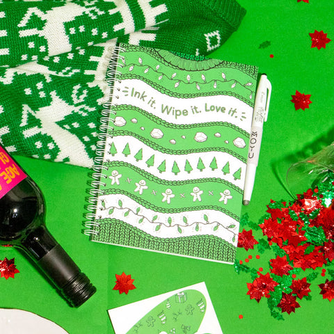 Erasable Notebook A5 - Ugly Christmas Sweater