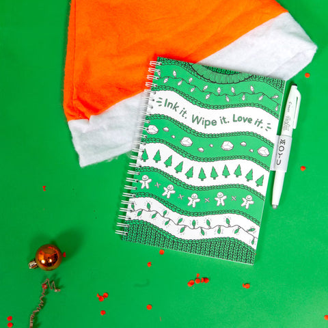 Erasable Notebook A5 - Ugly Christmas Sweater