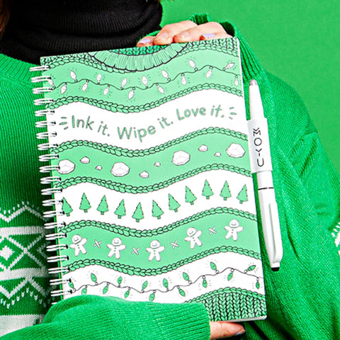 Erasable Notebook A5 - Ugly Christmas Sweater