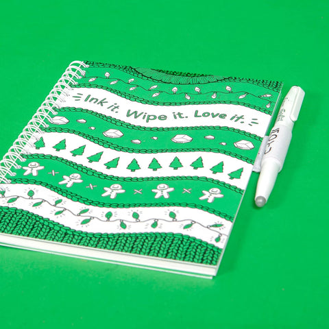 Erasable Notebook A5 - Ugly Christmas Sweater