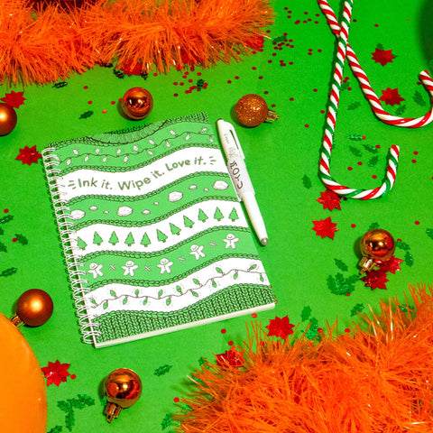 Erasable Notebook A5 - Ugly Christmas Sweater
