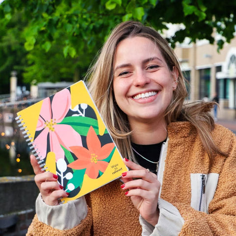 Erasable Notebook A4 - Flower Vibes