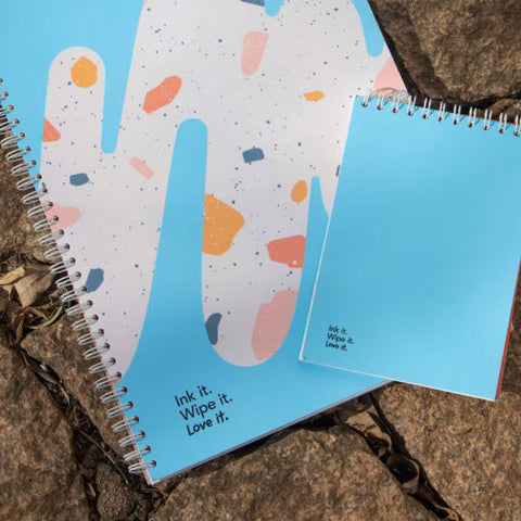 Erasable Notebook A4 - Rocky Ice