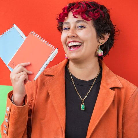 Erasable Notepad A6 - Sunset Orange