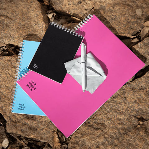 Erasable Notepad A6 - Pitch Black