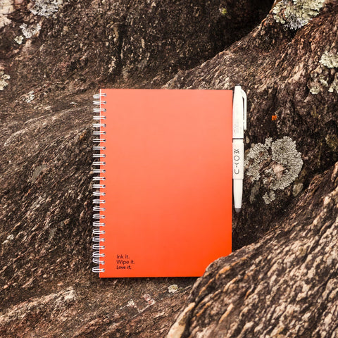Erasable Notebook A4 - Sunset Orange