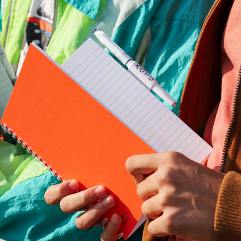 Erasable Notepad A6 - Sunset Orange