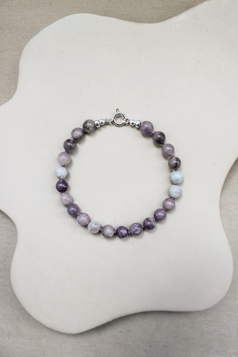 Amethist armband 'Inès'