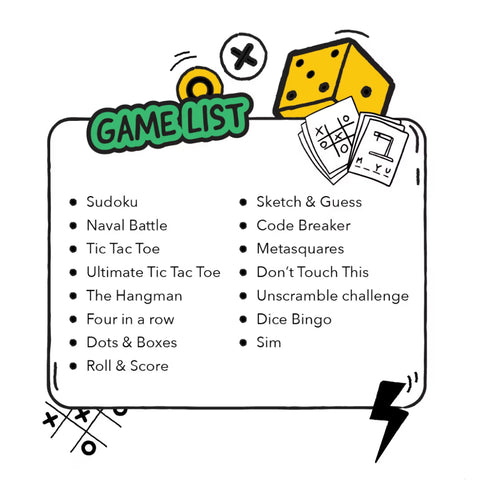 Erasable Game Box