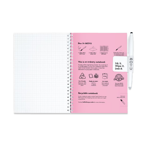 Erasable Notebook A5 - Love Garden