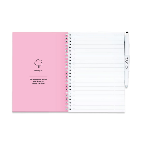 Erasable Notebook A5 - Love Garden