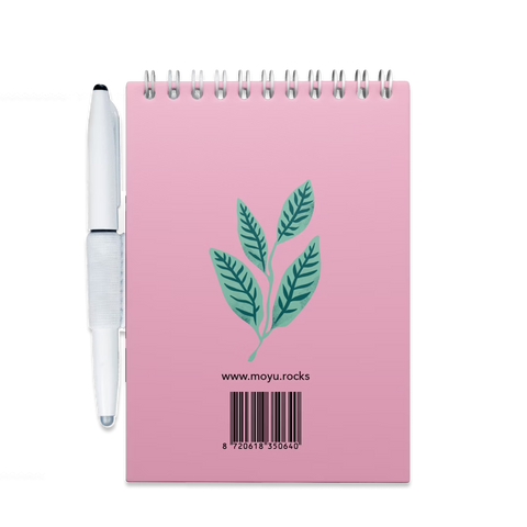 Erasable Notepad A6 - Love Garden