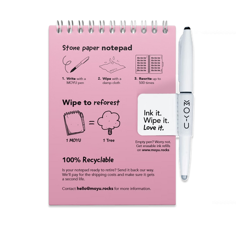 Erasable Notepad A6 - Love Garden