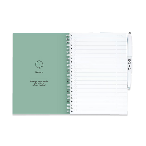 Erasable Notebook A5 - Lovely Leaf