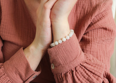 Maansteen armband 'Stella'