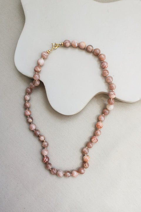 Maansteen ketting 'Stella'