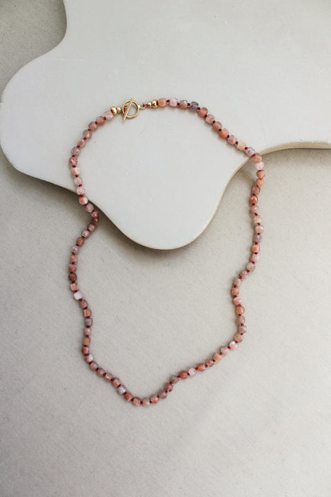 Maansteen ketting 'Rosha'