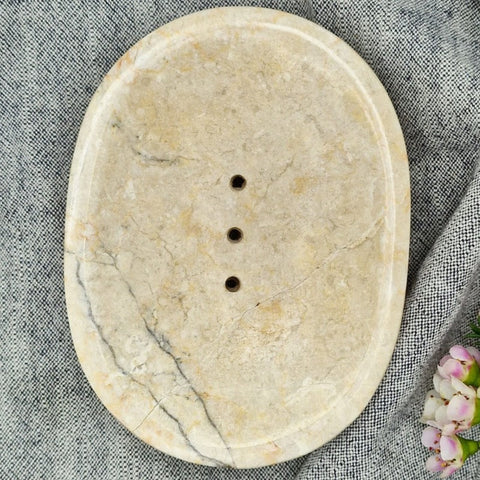 Marble soap dish