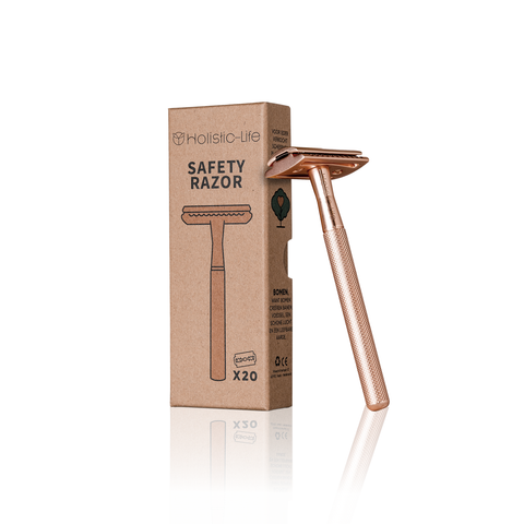 Veiligheidsscheermes zonder plastic voor gevoelige huid.