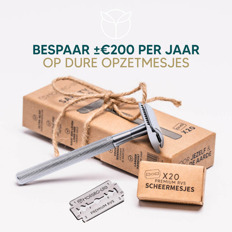 Milieuvriendelijke Safety Razor, ontworpen voor glad en comfortabel scheren.