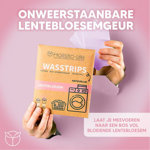 Plasticvrije wasstrips en wasdoekjes voor een bewuste waservaring.