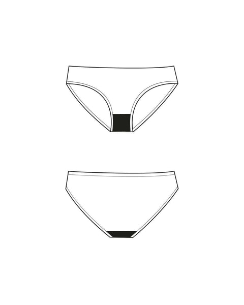 bikini undie | light - 1 tampon outlet 
