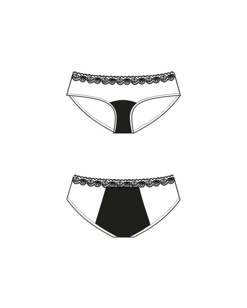 classic brief lace | zwaar - 3 tot 4 tampons
