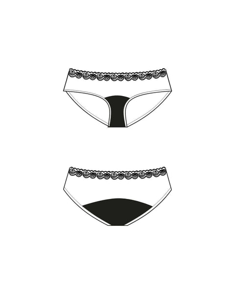 classic brief lace | gemiddeld - 2 tampons