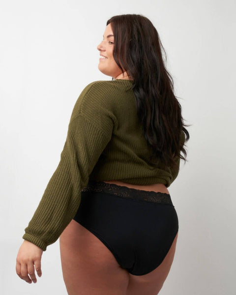 classic lace brief | average - 2 tampons