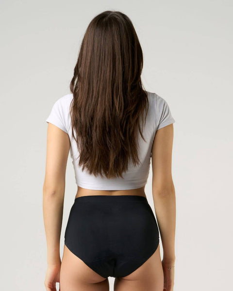 high-waist hiphugger | medium-heavy - 2 to 3 tampons