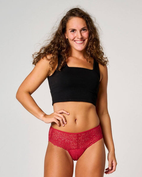 hipster lace | medium-heavy - 2 to 3 tampons