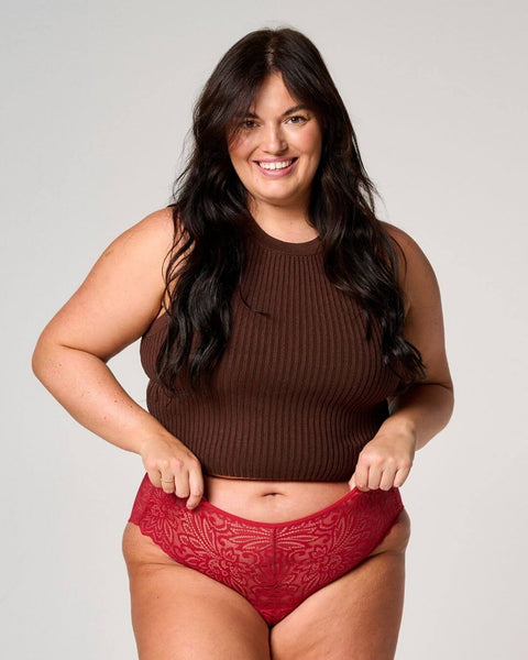 bundel met menstruatie broekjes voor dames in drie kleuren hipster lace