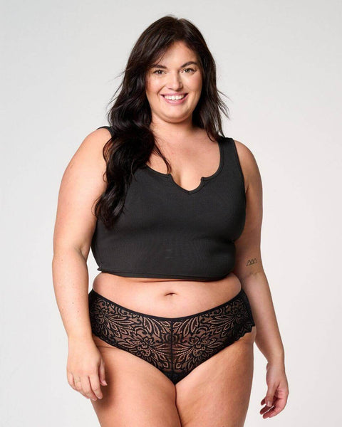 hipster lace | medium-heavy - 2 to 3 tampons