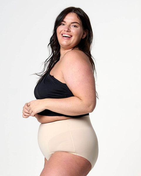 corrigerende highwaist hiphugger | gemiddeld-zwaar - 2 tot 3 tampons | outlet