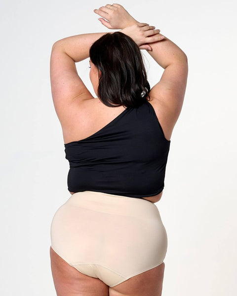 Corrective high-waist hip hugger | medium-heavy - 2 to 3 tampons | outlet