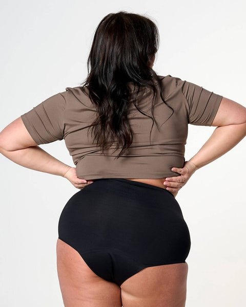 Corrective high-waist hip hugger | medium-heavy - 2 to 3 tampons | outlet