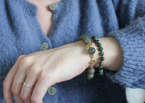 Labradoriet armband 'Josie'