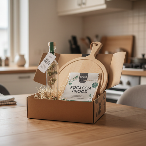 Focaccia Vinaigrette & Borrelplank Giftpack