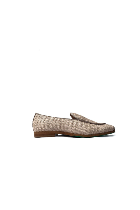 Princesa Loafer Beige Raffia