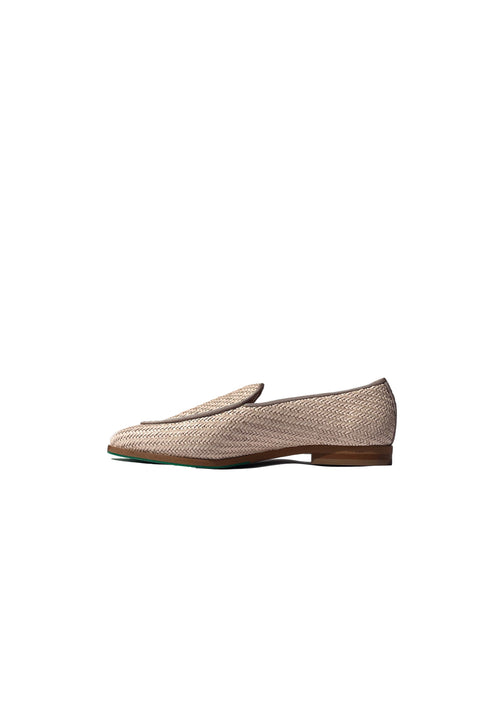 Princesa Loafer Beige Raffia