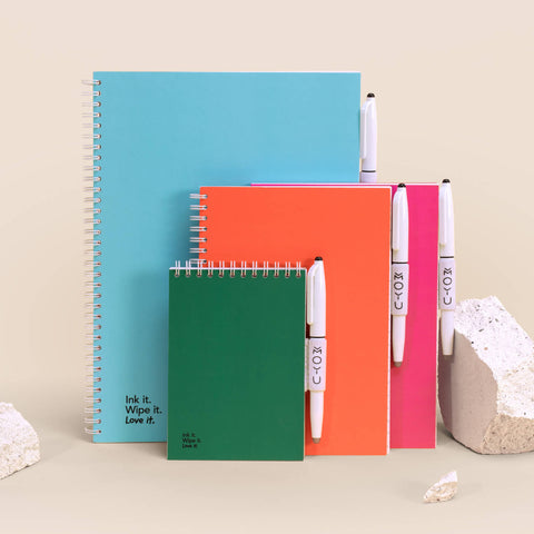 Erasable Notepad A6 - Sunset Orange