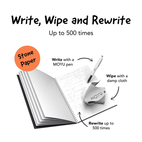 Erasable Notepad A6 - Flower Vibes