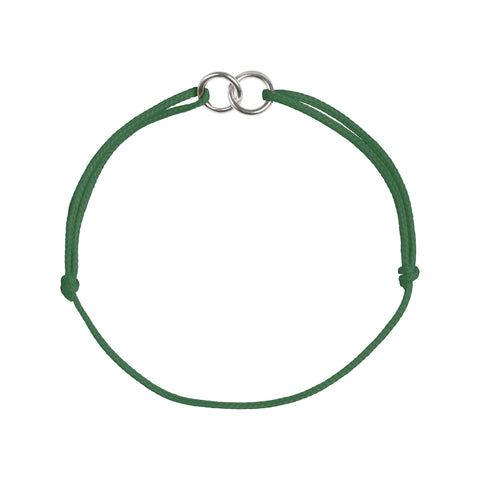 No Waste armband zilver