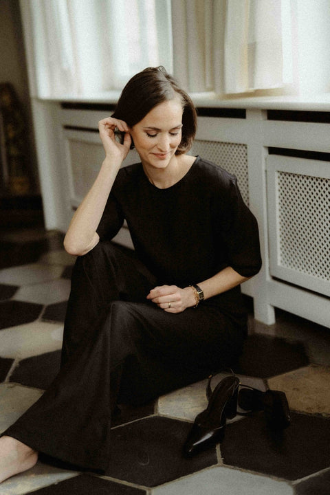 Palmyra blouse - black - Fransje Sophie