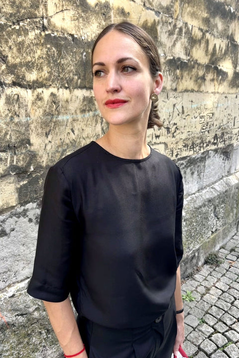 Palmyra blouse - black - Fransje Sophie