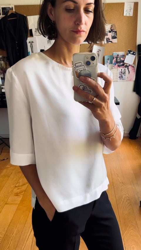 Palmyra blouse - white - Fransje Sophie