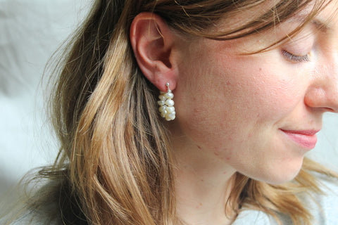 'Shelly' Parel Oorbellen