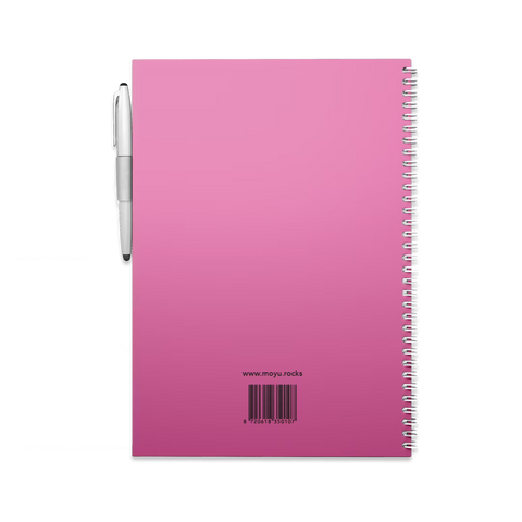 Erasable Notebook A4 - Passion Pink